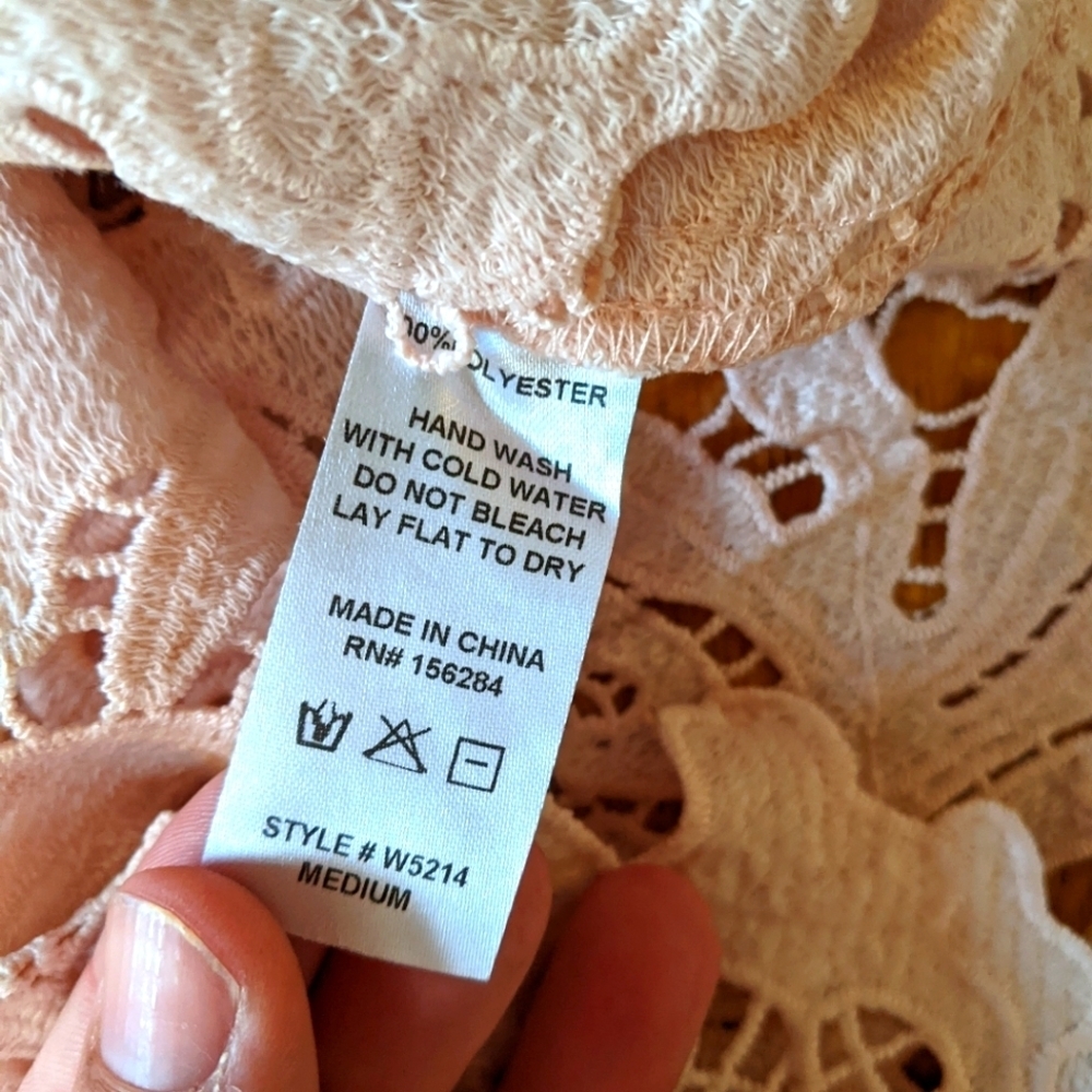 Caution to the Wind Lace Top - Picture 7 of 7